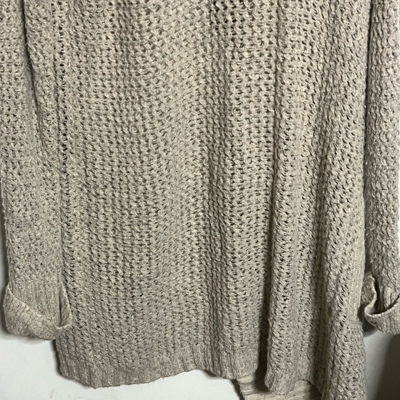 Sleeping on Snow By Anthropologie Wool Blend Hooded Sweater Oversized Small - Picture 7 of 10